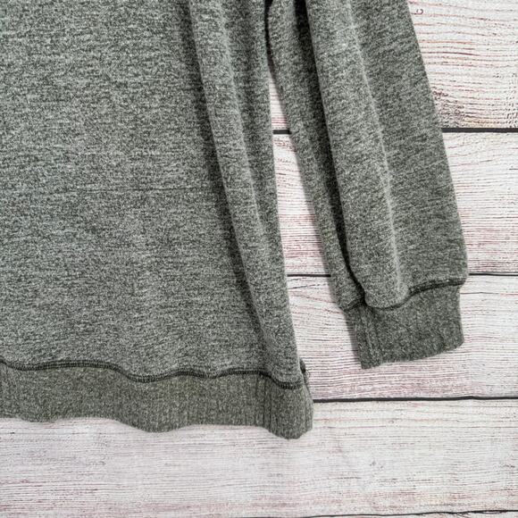 Saturday Sunday Anthropologie Cold Shoulder Sweater Womens XL Heathered Gray - Picture 6 of 13